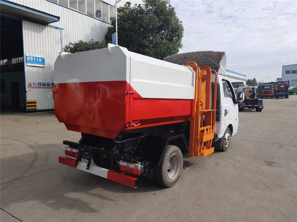 國六3-4方 藍牌東風(fēng)途逸掛桶垃圾車 國六3-4方 藍牌東風(fēng)途逸掛桶垃圾車